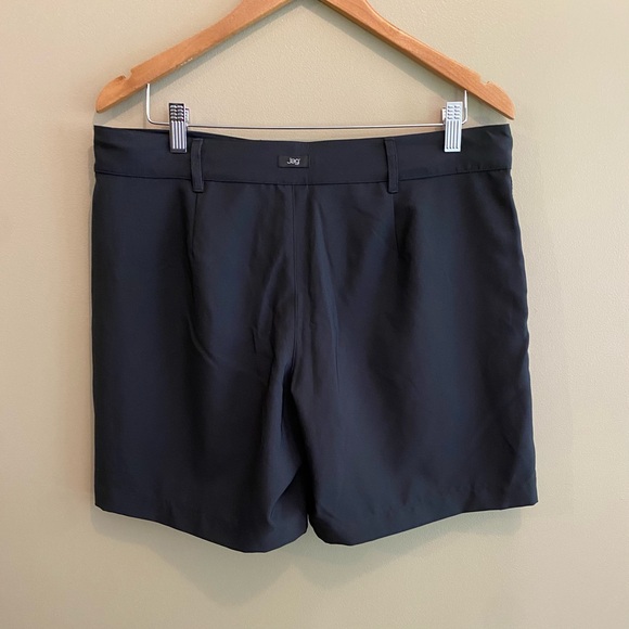 Jag: Black Shorts with Roll Tab - Picture 10 of 17